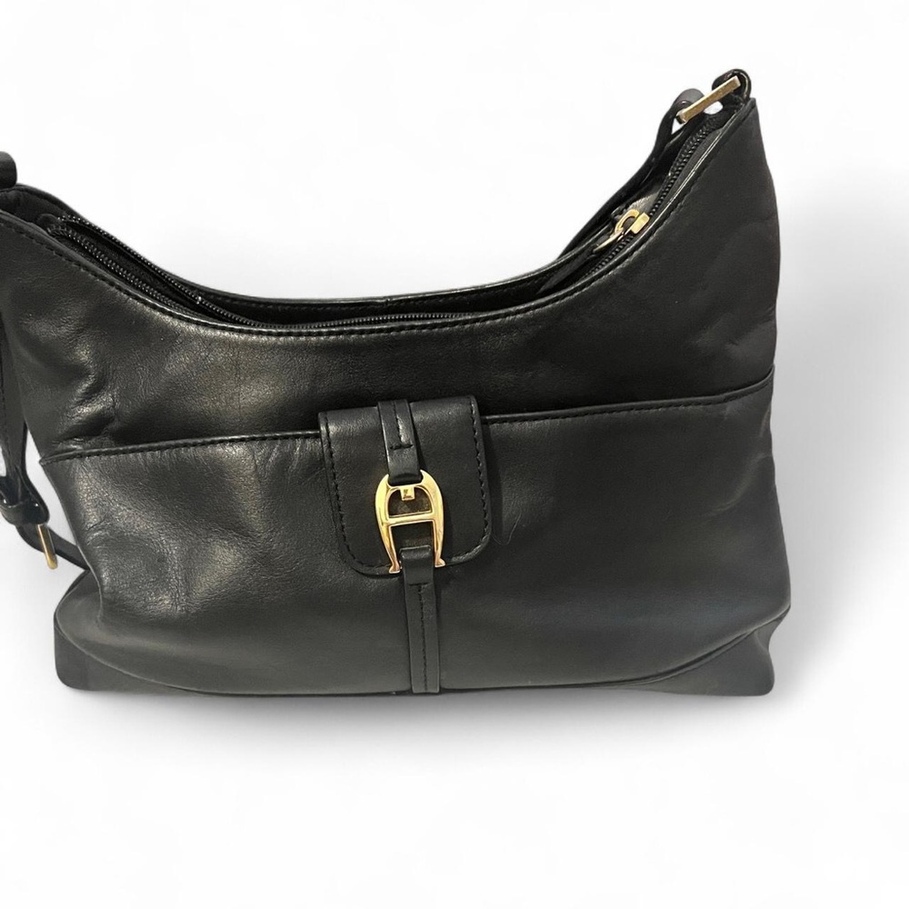 Etienne Aigner Genuine Cowhide Leather Bag – Timeless Vintage Style